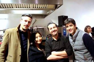 Andrea Sala e Andrea Pesce con ospiti giapponesi
