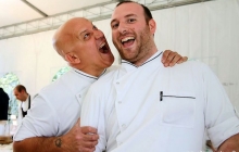 18 - Gli chef Gramegna e Dell'Orto mattatori all'Area Ristoro 18 - Gli chef Gramegna e Dell'Orto mattatori all'Area Ristoro